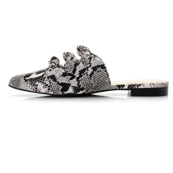 MATISSE "On Course" Snake Leather Slip-on Mules 8.5 - Picture 7 of 8